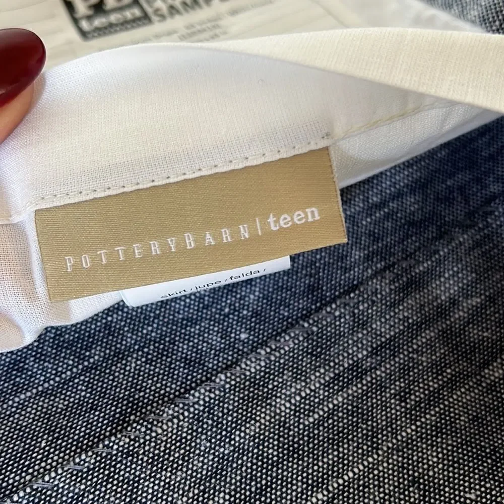 Pottery Barn Teen Cotton Linen Drape